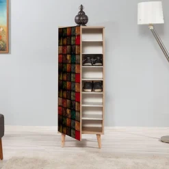 Filinta skoskåp mosaik - Sonoma ek