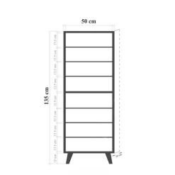 Filinta skoskåp mosaik - Sonoma ek