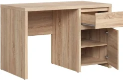 Filippa skrivbord 120x65 cm - Ljus ek + Möbeltassar