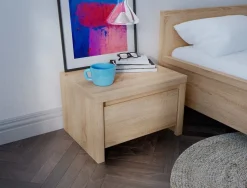 Filippa sängbord - Ljus ek