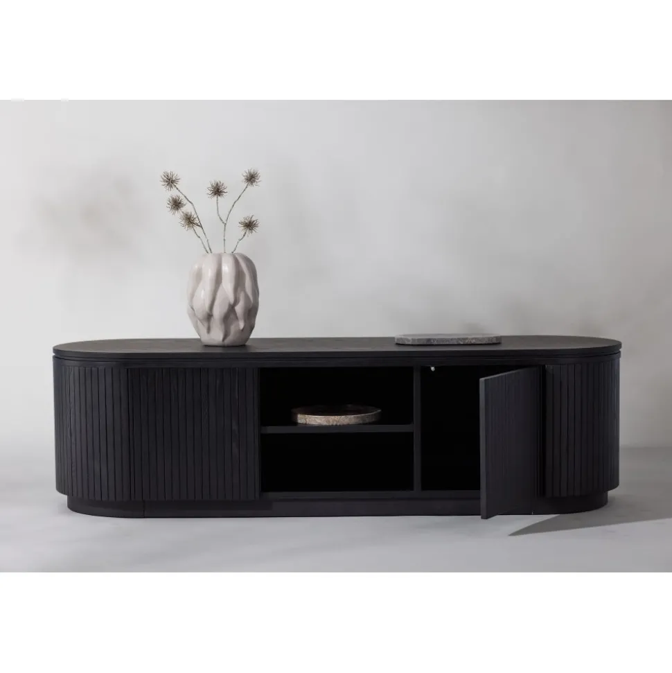 Fjällbacka TV-bänk - Svart