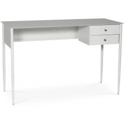 Flash skrivbord 120x50 cm - Vit / Mässing + Textilrengöring för möbler