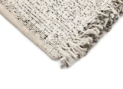 Flatvävd matta Garnet - Creme/Grå