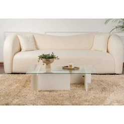 Flavio soffbord 105 x 65 cm - Vit