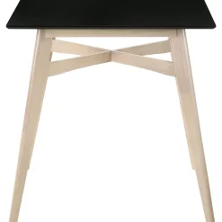 Florence barbord 90x90 cm - Whitewash/svart