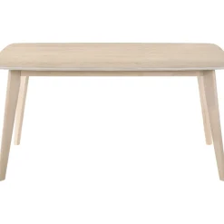 Florence matgrupp i whitewash; rektangulärt matbord 150 x 90 cm med 4 st Florence stolar + 4.00 x Stolsdyna