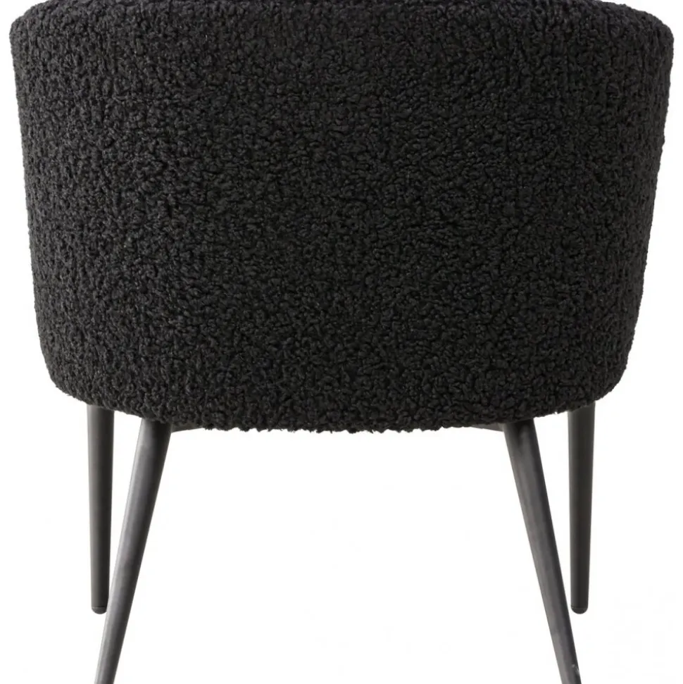 Fluffy fåtölj - Svart