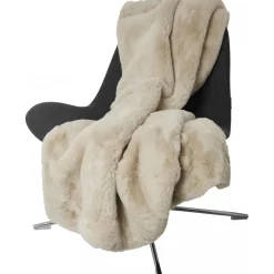 Fluffy pläd Beige - 120 x 180 cm