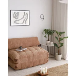 Fold 2-sits bäddsoffa - Camel