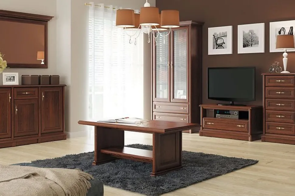 Forsbacka vitrinskåp - Kastanj