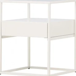 Fortaleza sidobord 40 x 40 cm - Vit