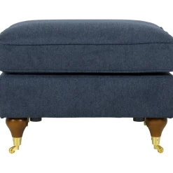 Fotpall mörkblå - Howard + Möbeltassar
