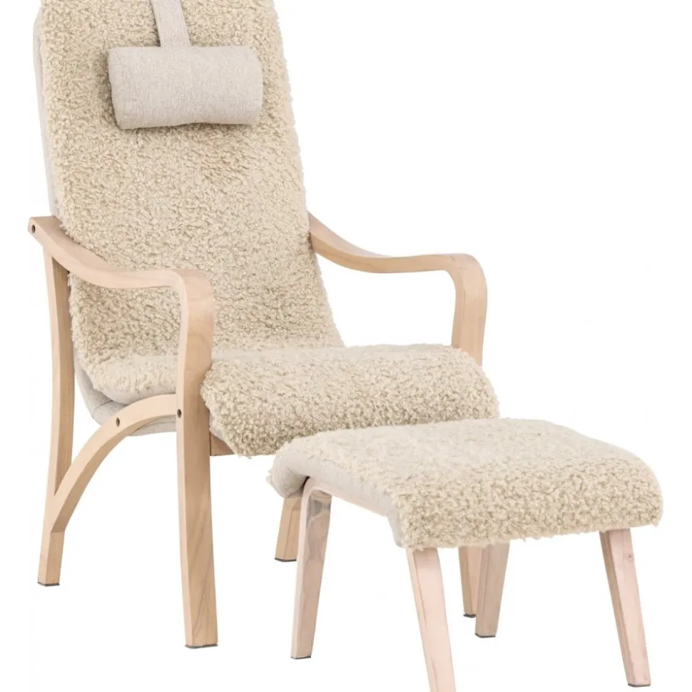 Fårö loungestol - Brun