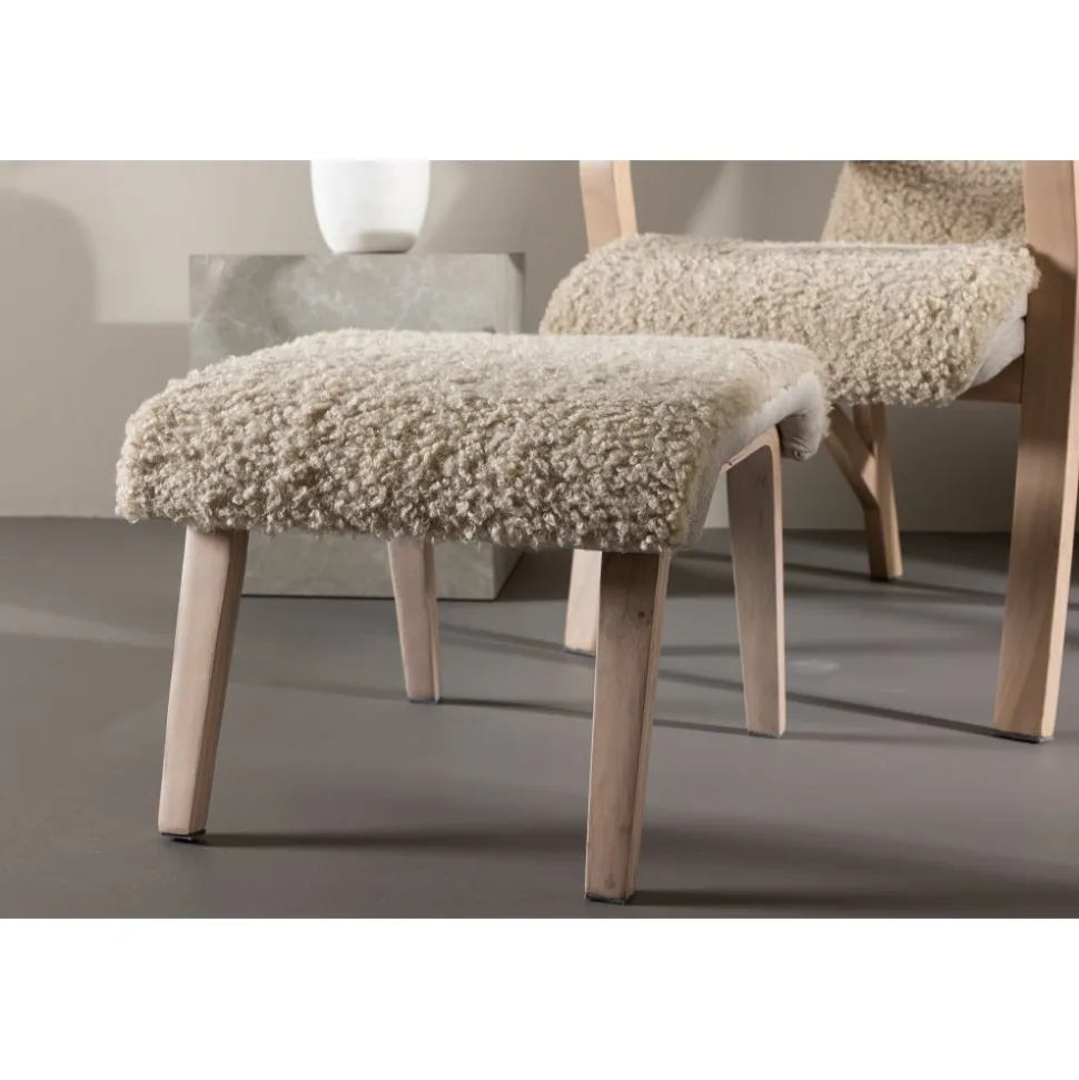 Fårö loungestol - Brun