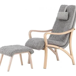 Fårö loungestol - Ljusgrå/Whitewash