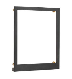 Frame vägglampa 41x33 cm - Svart