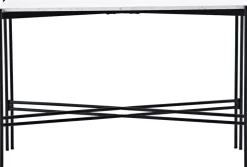 Fresca avlastningsbord 110 x 30 cm - Svart/vit terrazzo