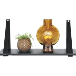 Frikk vägghylla 60 cm - Svartlackad furu