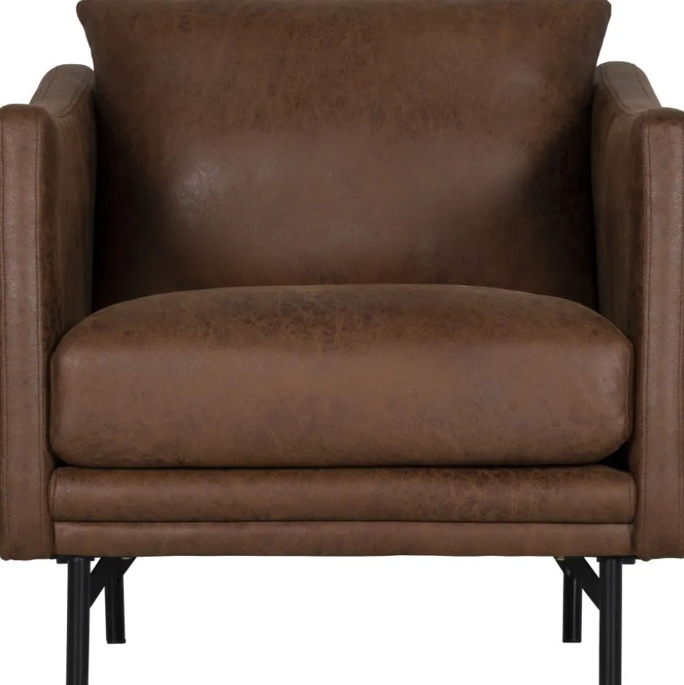 Fåtölj brunt vintage