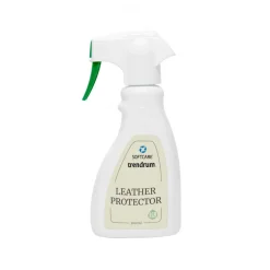 Fåtölj brunt vintage + Möbelvård Läderskydd