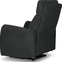 Fåtölj elektrisk ställbar mörkgrå + Fläckborttagare för möbler