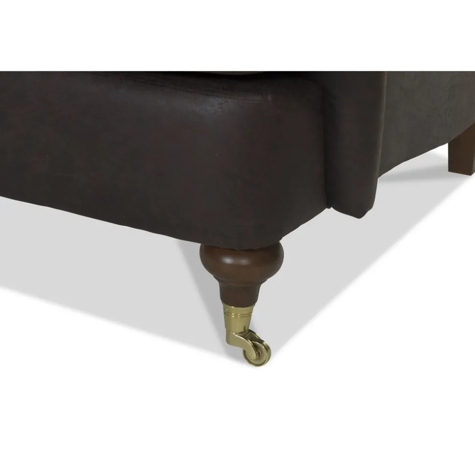 Fåtölj Howard brun klädsel - Watford + Fläckborttagare för möbler