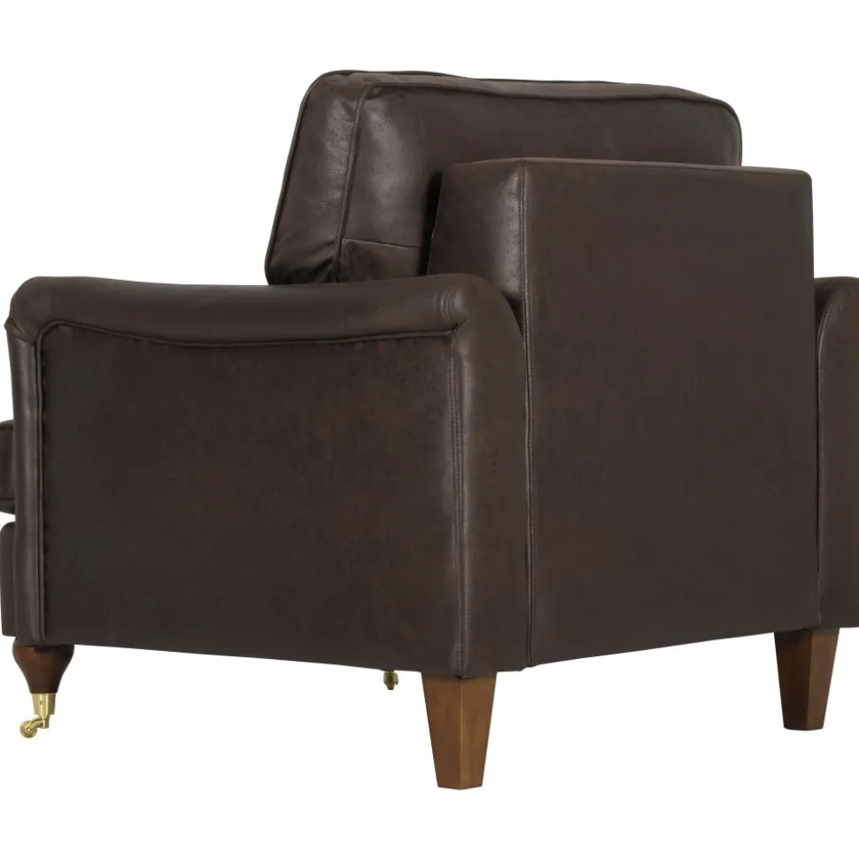 Fåtölj Howard brun klädsel - Watford + Fläckborttagare för möbler