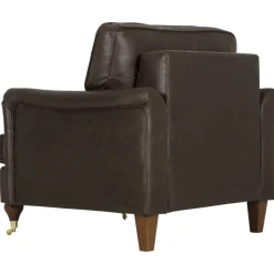 Fåtölj Howard brun klädsel - Watford + Textilrengöring för möbler