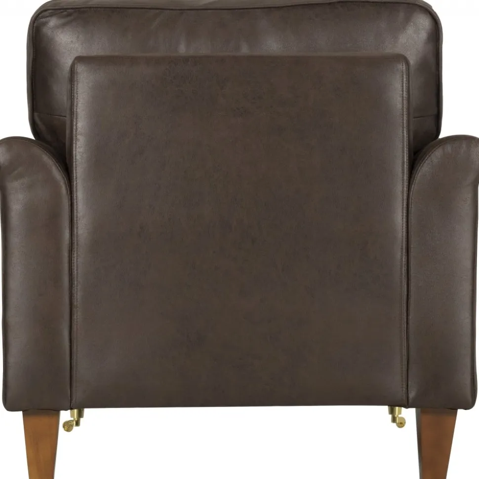 Fåtölj Howard brun klädsel - Watford + Textilrengöring för möbler