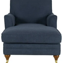 Fåtölj howard chaiselounge blå - Watford Deluxe