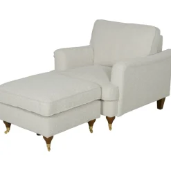 Fåtölj Howard i bouclé - Watford Deluxe + Textilrengöring för möbler