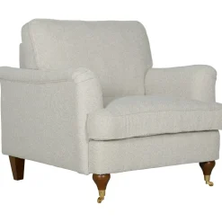 Fåtölj Howard i bouclé - Watford Deluxe + Möbeltassar