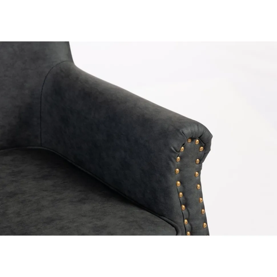 Fåtölj i antracit PU - Professor