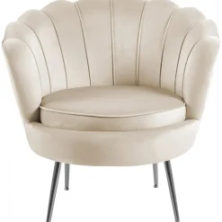 Fåtölj i beige sammet - Kingsley + Textilrengöring för möbler