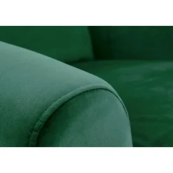 Fåtölj i grön sammet, ställbar