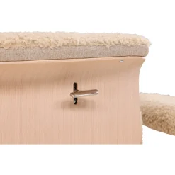 Fåtölj med fotpall - Beige / Whitewash + Fläckborttagare för möbler