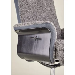 Fåtölj med fotpall - Grå - Hagön + Fläckborttagare för möbler