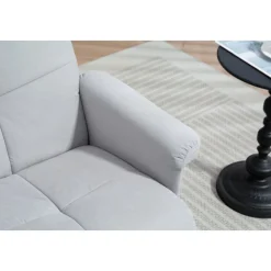 Fåtölj med fotpall - Ställbar + Textilrengöring för möbler