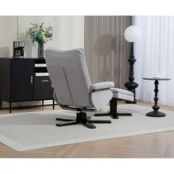 Fåtölj med fotpall - Ställbar + Textilrengöring för möbler