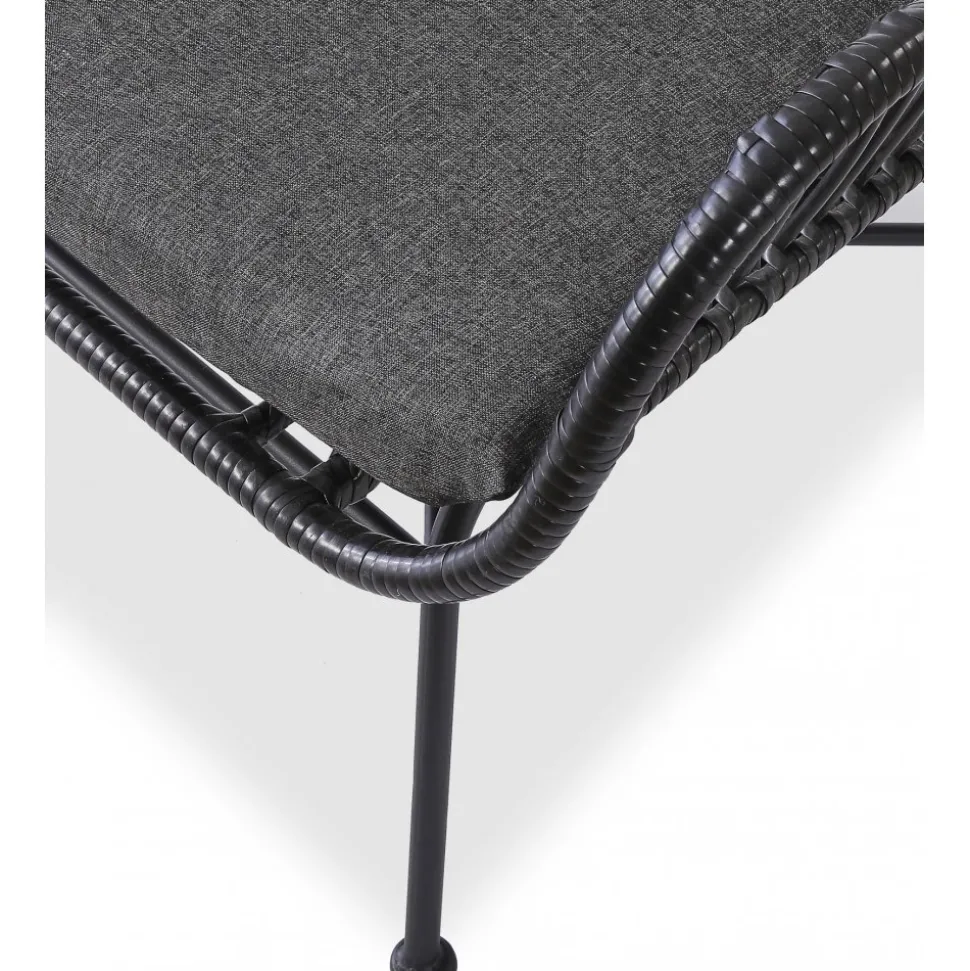 Fåtölj Svart - Minos + Möbeltassar