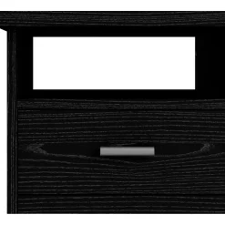 Function Plus skrivbord 110 x 48,5 x 76 cm - Svart ask + Möbeltassar