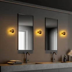 Fungal vägglampa 13360 - Guld