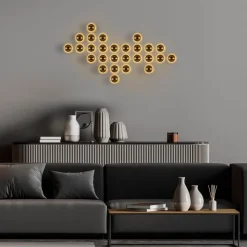 Fungal vägglampa 13360 - Guld