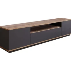 Future TV-bänk 7 - Furu/antracit