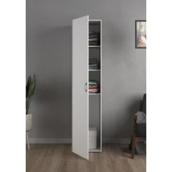 Garderob vit 40 cm bred och 175 cm hög + Fläckborttagare för möbler