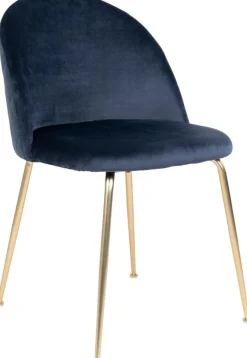 Geneve Matstol - Blå/mässing