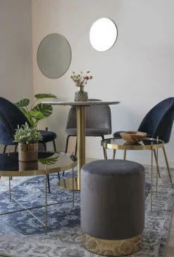 Geneve Matstol - Grå/svart