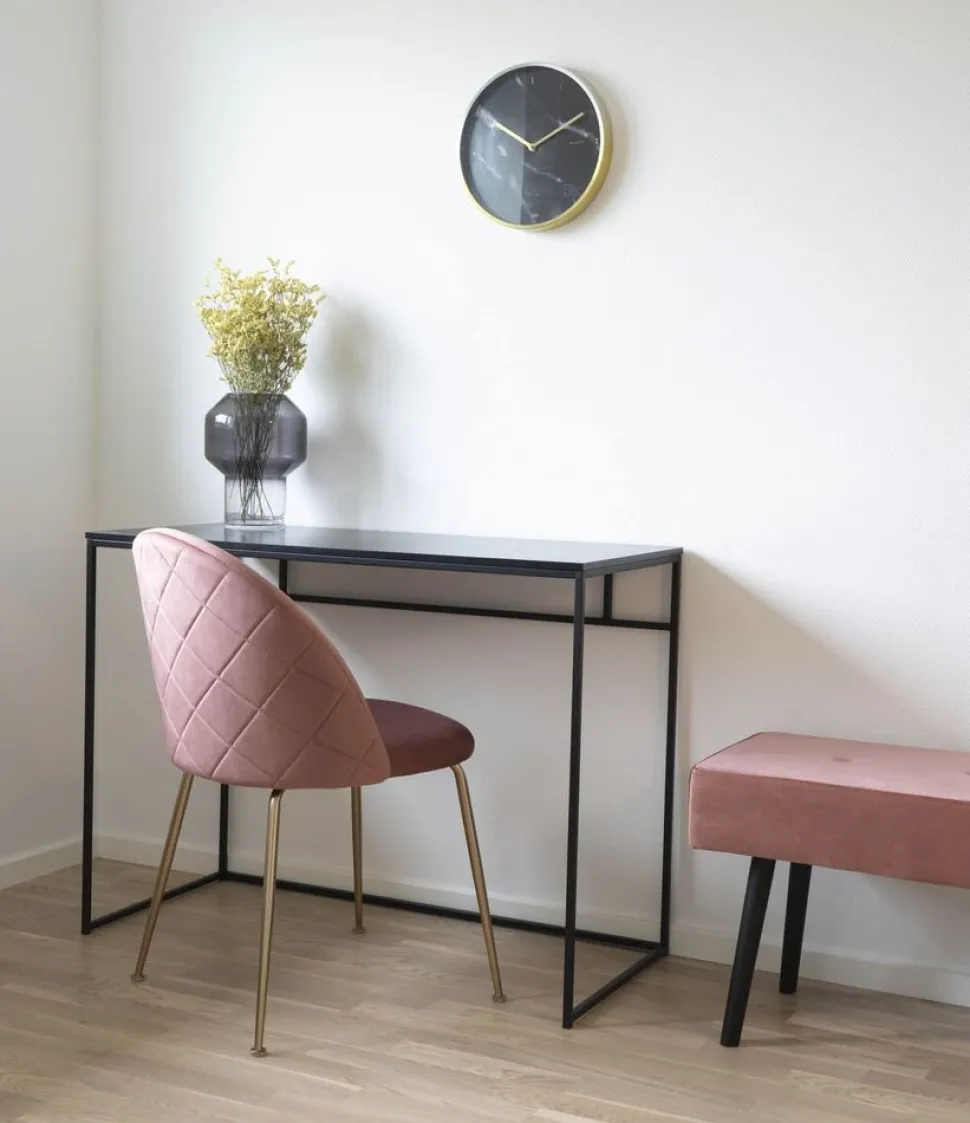 Geneve Matstol - Rosa/mässing