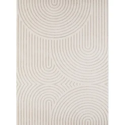 Genova Zen maskinvävd matta Vit