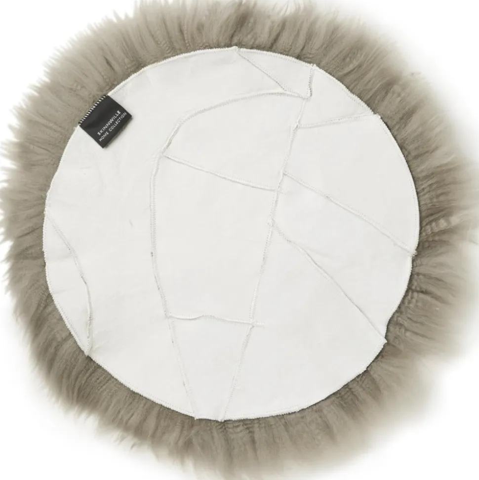 Gently sittdyna Taupe - Ø34 cm